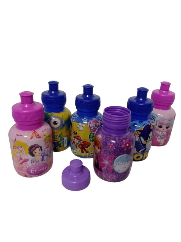 Garrafinhas 350ML Herois Personagens Princesas Infantil - Image 6