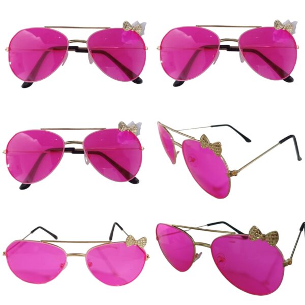 Barbie Rosa Oculos Formato De Coração Estiloso Infantil - Image 10